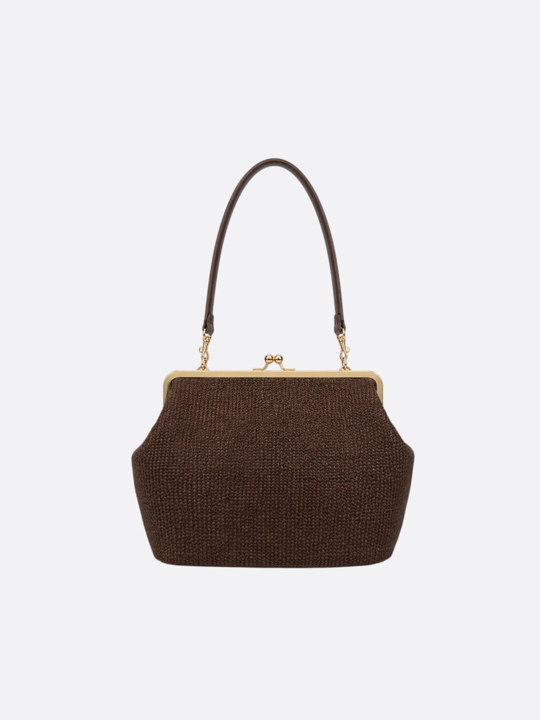 sac fermeture porte-monnaie marron