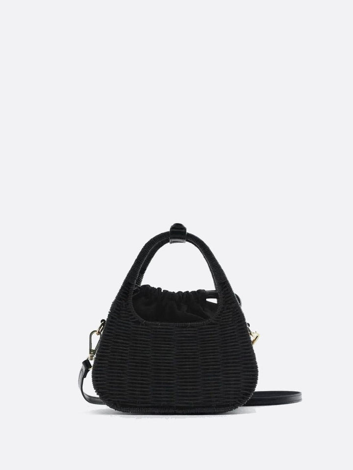 sac rotin noir