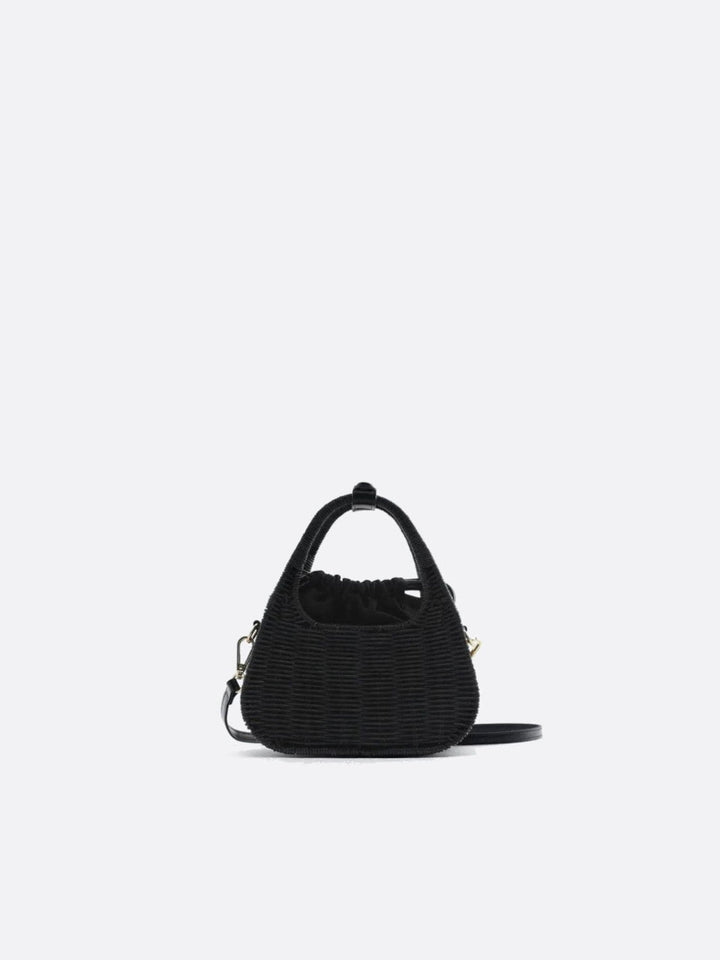 sac rotin noir