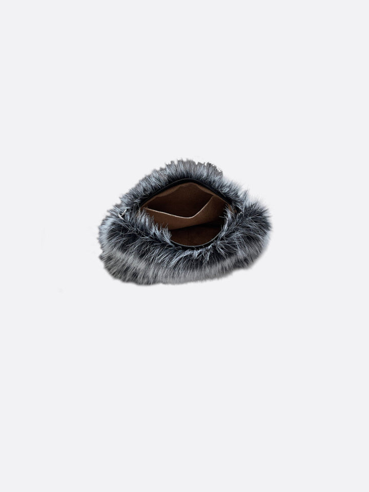 Sac épaule en fausse fourrure <br>Flavia