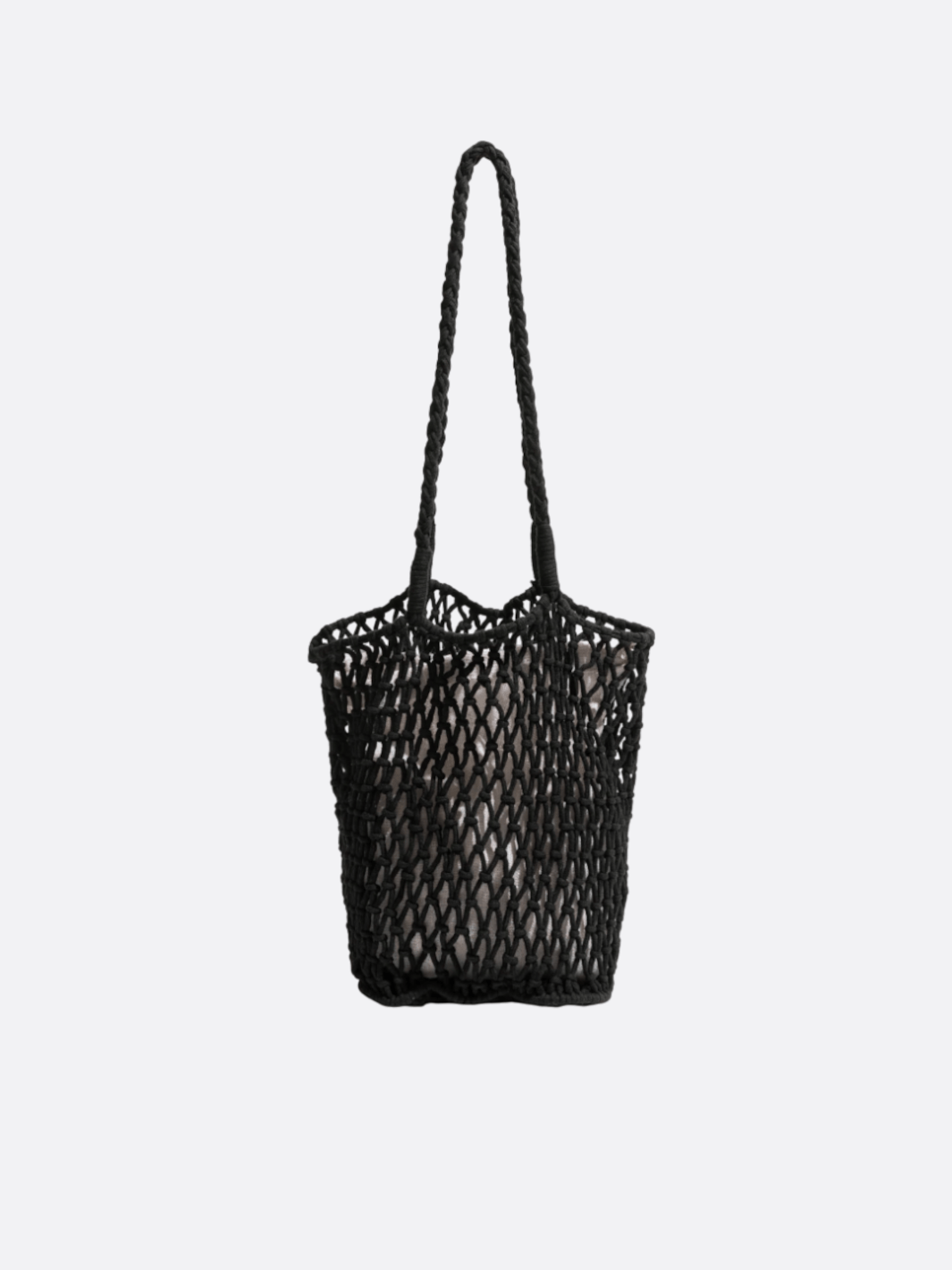 sac filet avec pochette noir