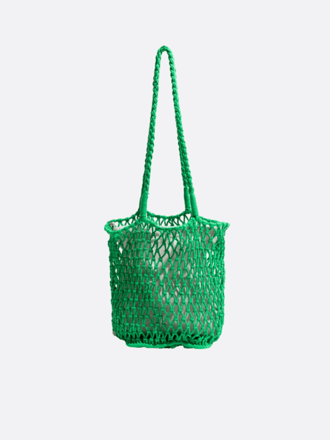 sac filet avec pochette vert