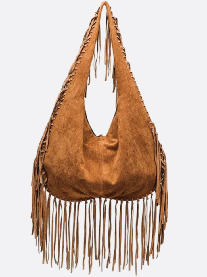 sac fourre tout daim camel
