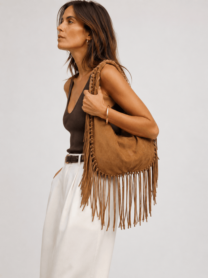 sac fourre tout femme daim