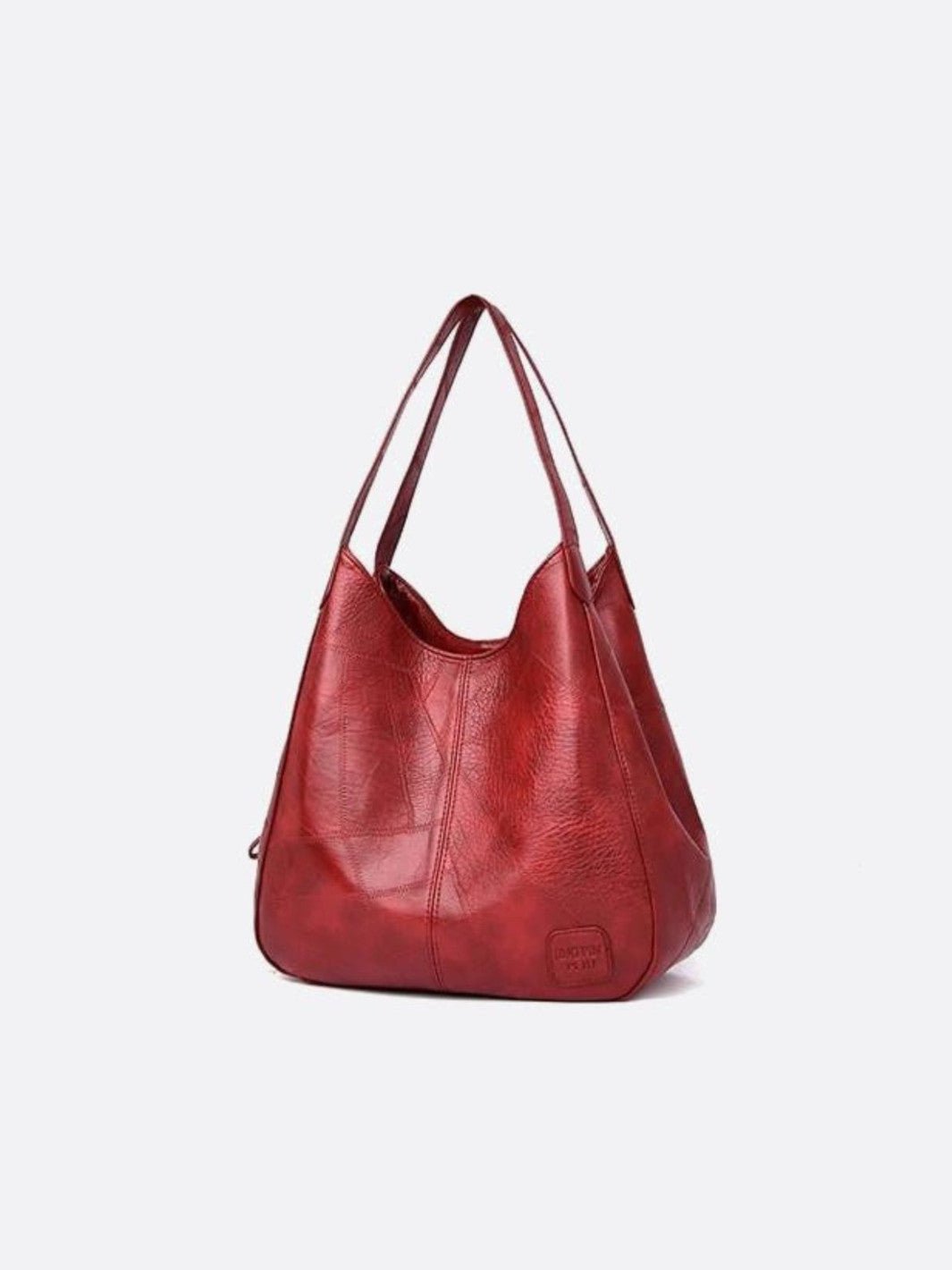 Sac cuir rouge