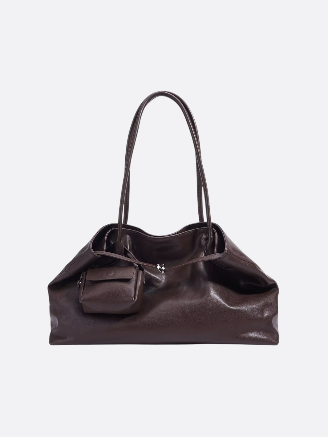 sac fourre-tout cuir marron