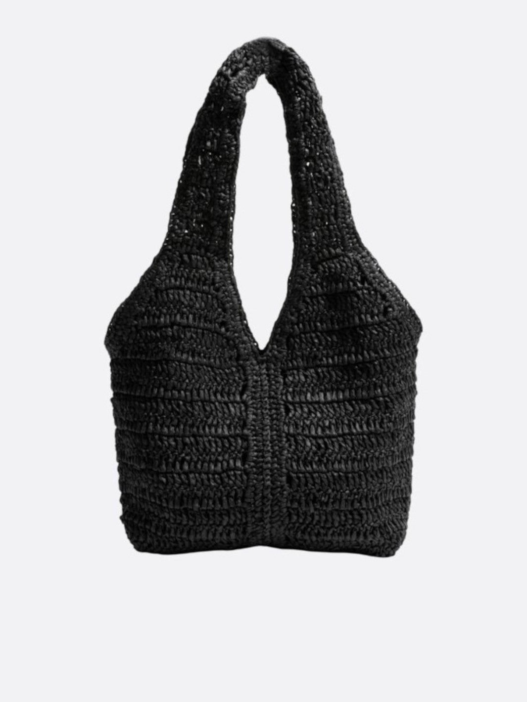 sac paille noir