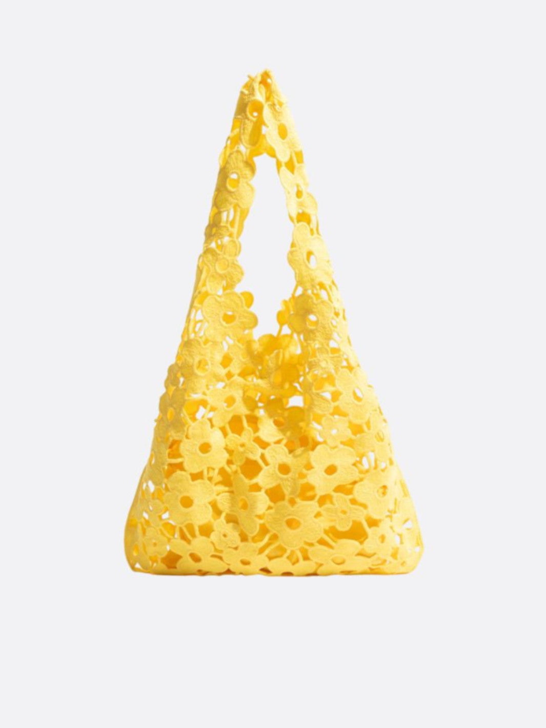 Sac fourre-tout fleuri jaune