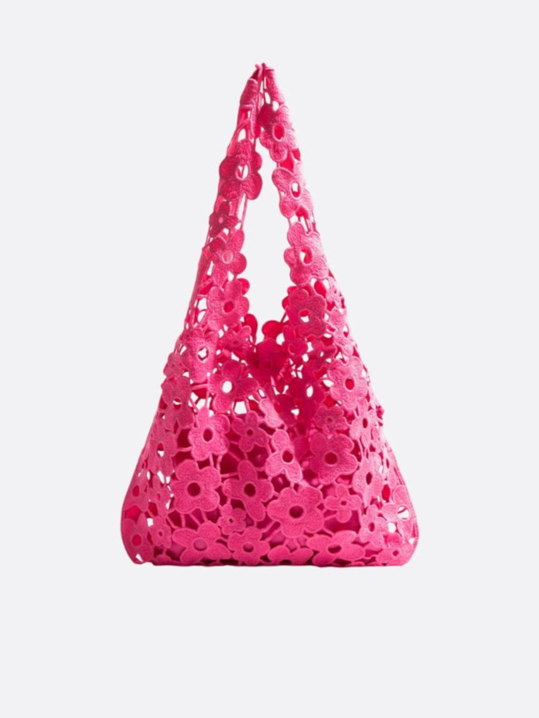 Sac fourre-tout fleuri rose