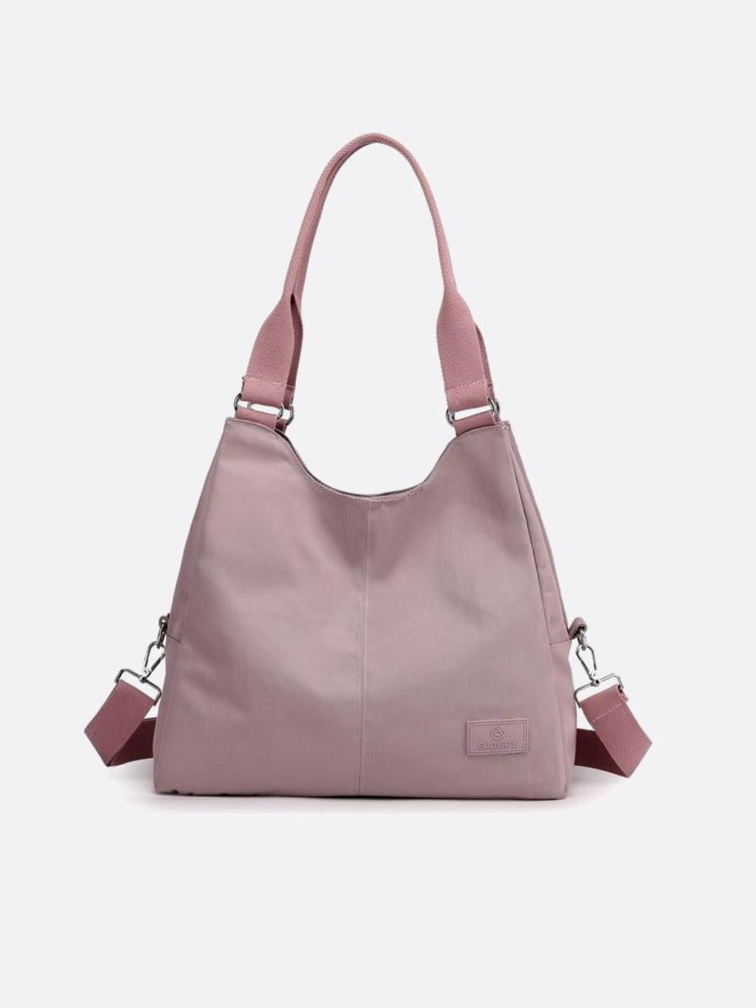 Sac fourre-tout nylon rose pâle