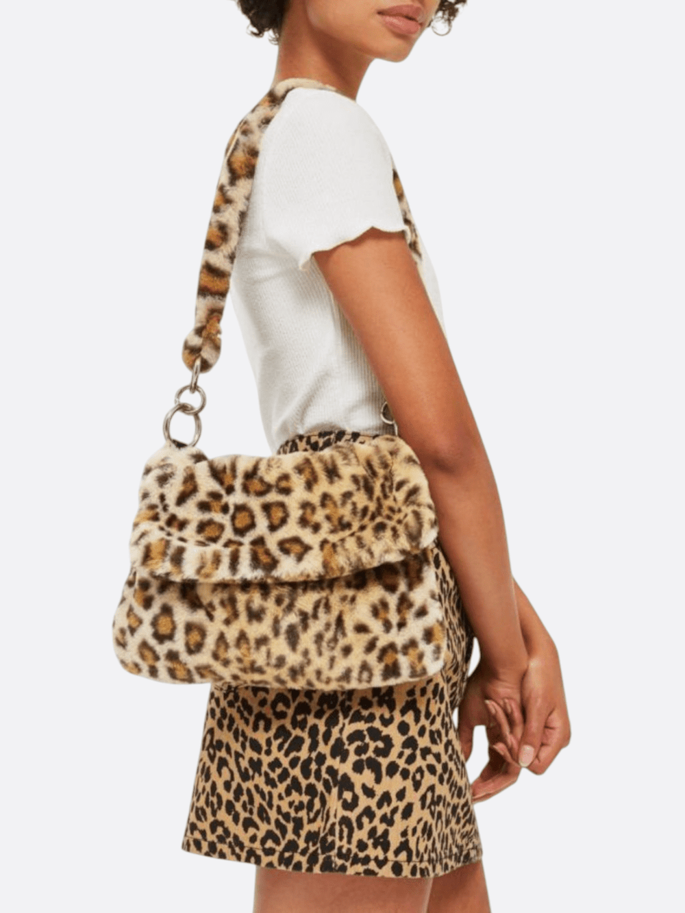 sac léopard femme