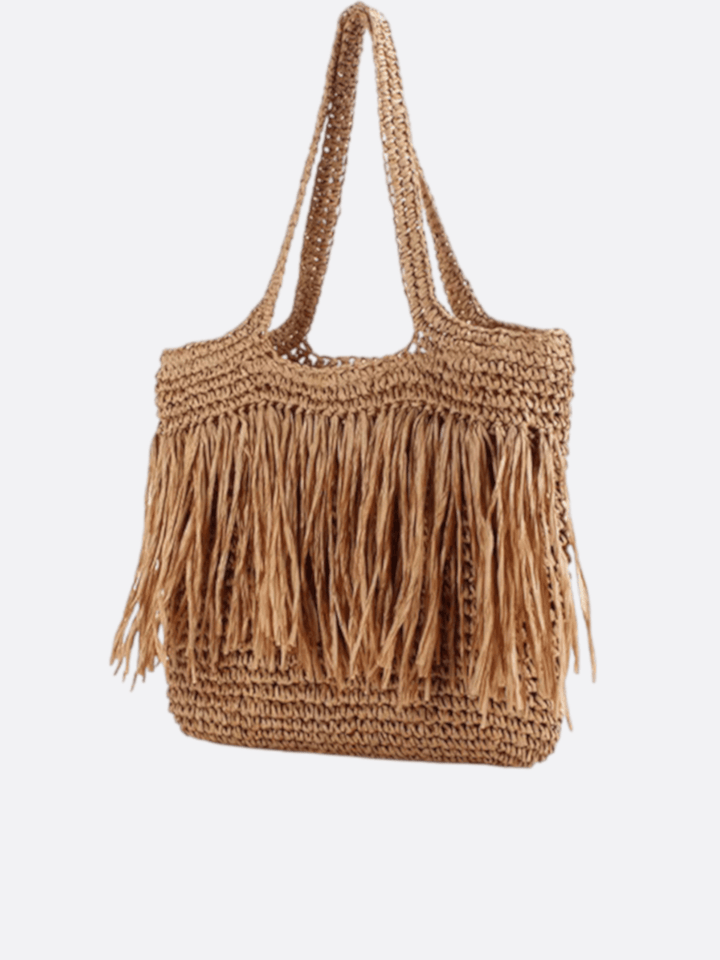 Sac franges raphia