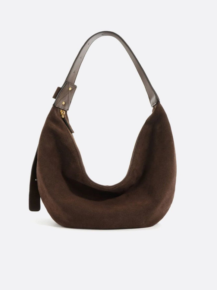 Sac hobo daim marron