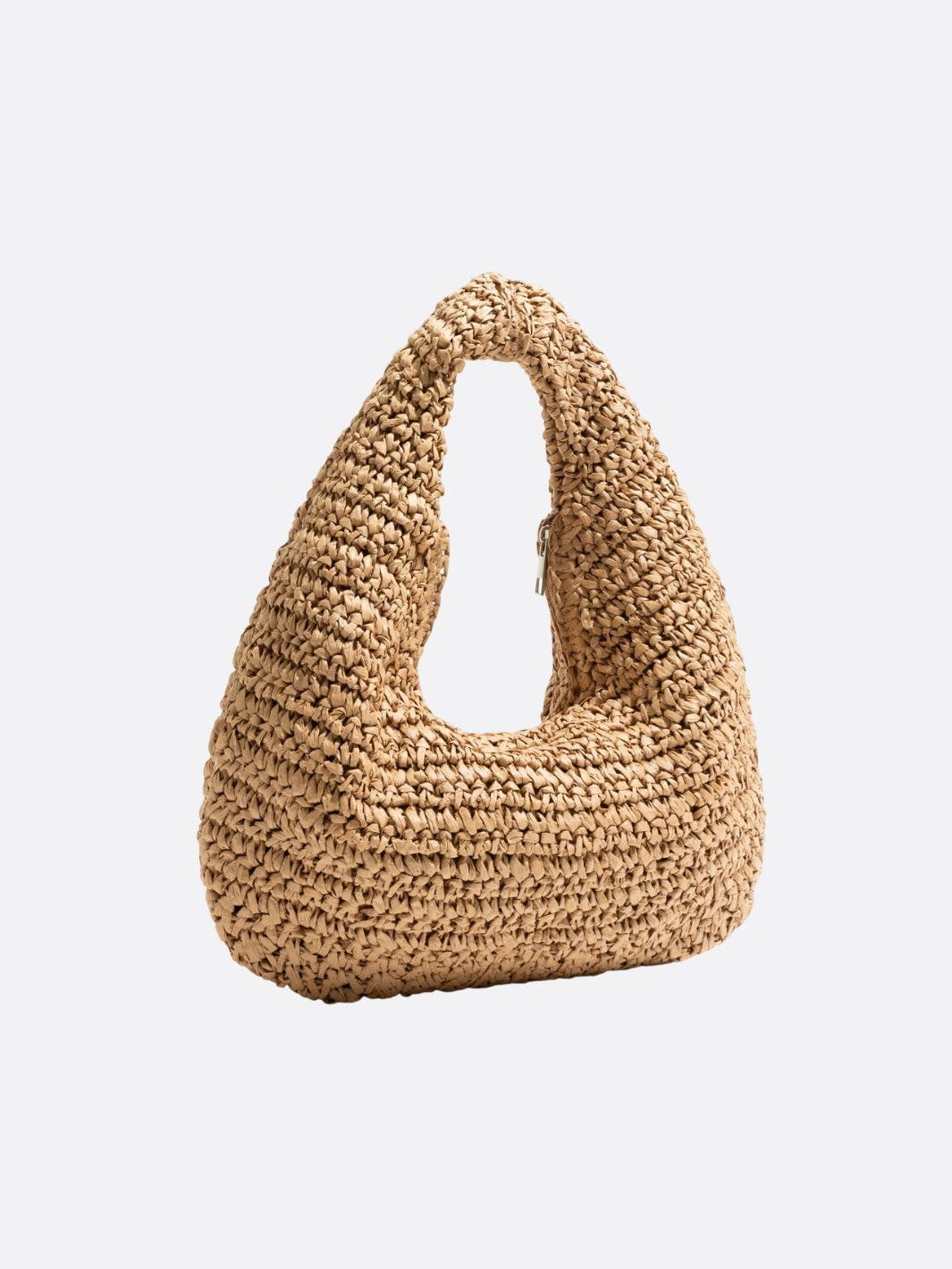 Sac hobo tressé en paille <br>Veldor
