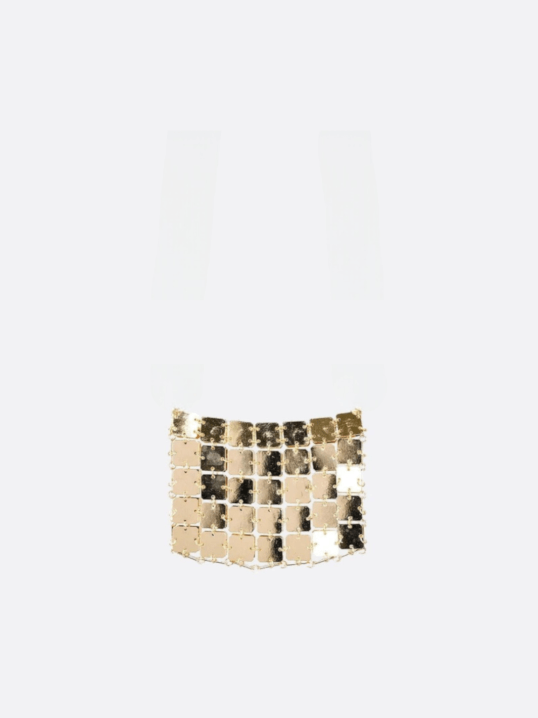 sac métallique doré