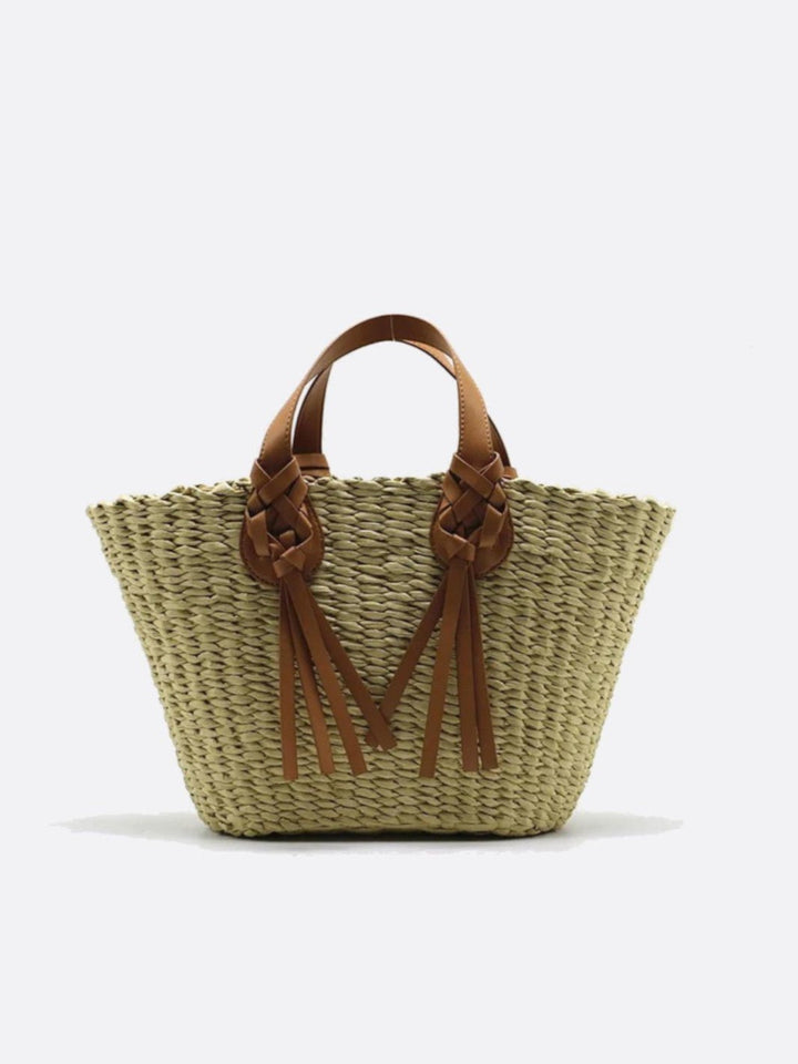 sac osier et cuir