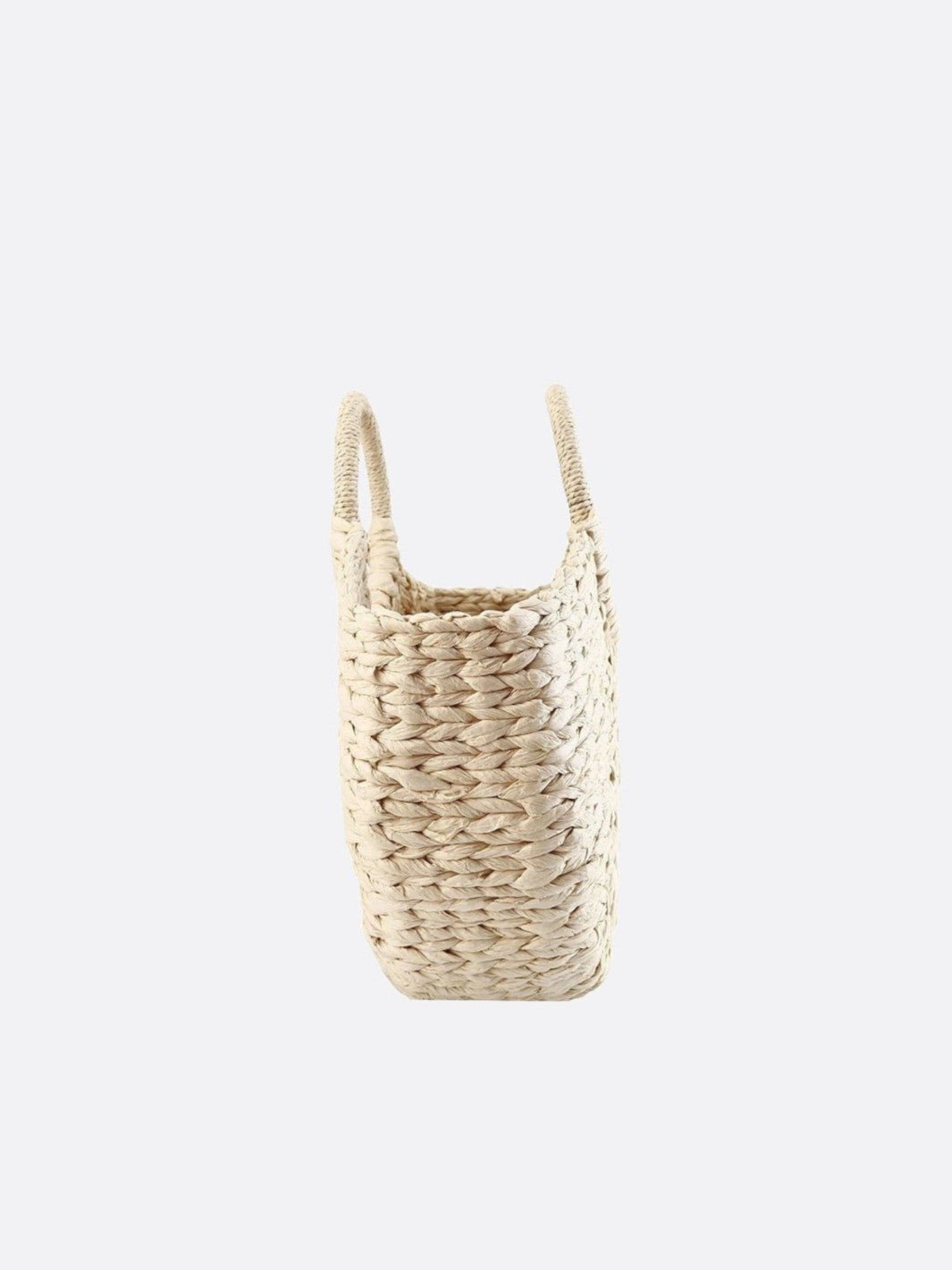 Sac panier en osier blanc <br>Avelia