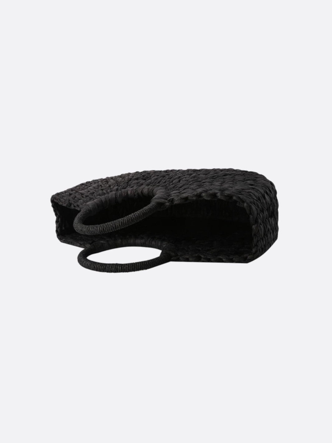 Sac panier en osier noir <br>Nysa