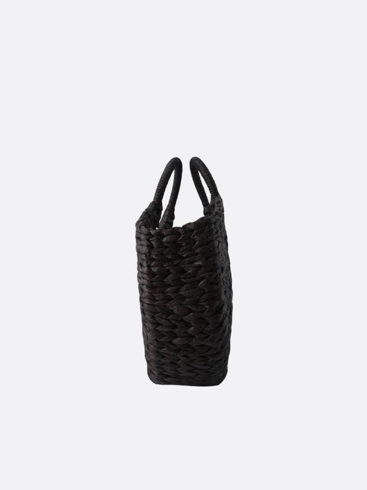 Sac panier en osier noir <br>Nysa