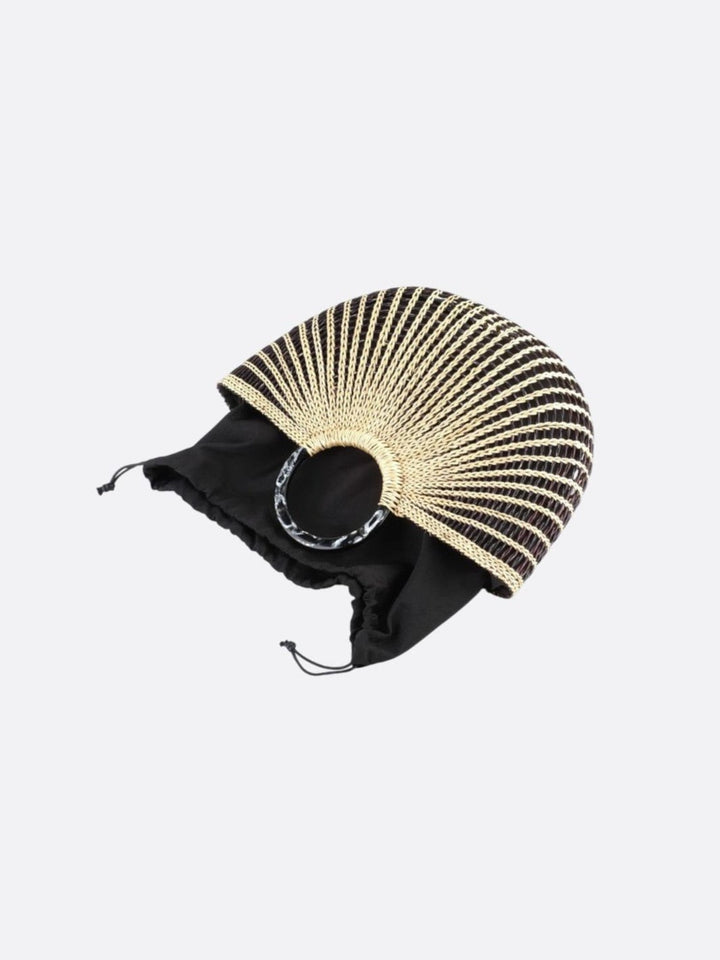 Sac panier noir et blanc <br>Solaris