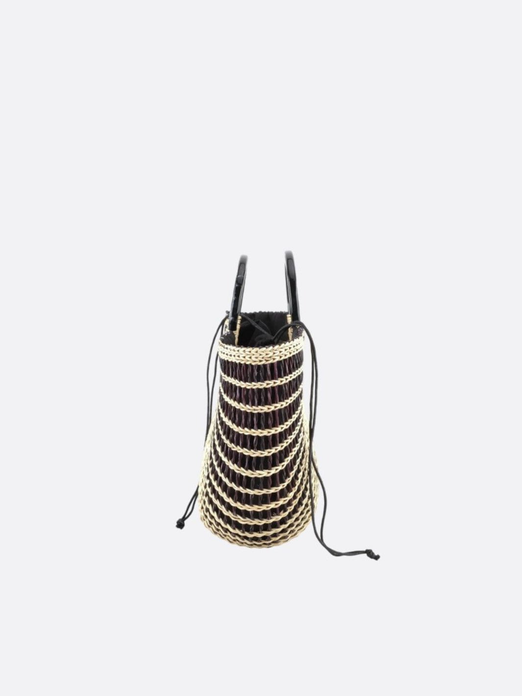 Sac panier noir et blanc <br>Solaris