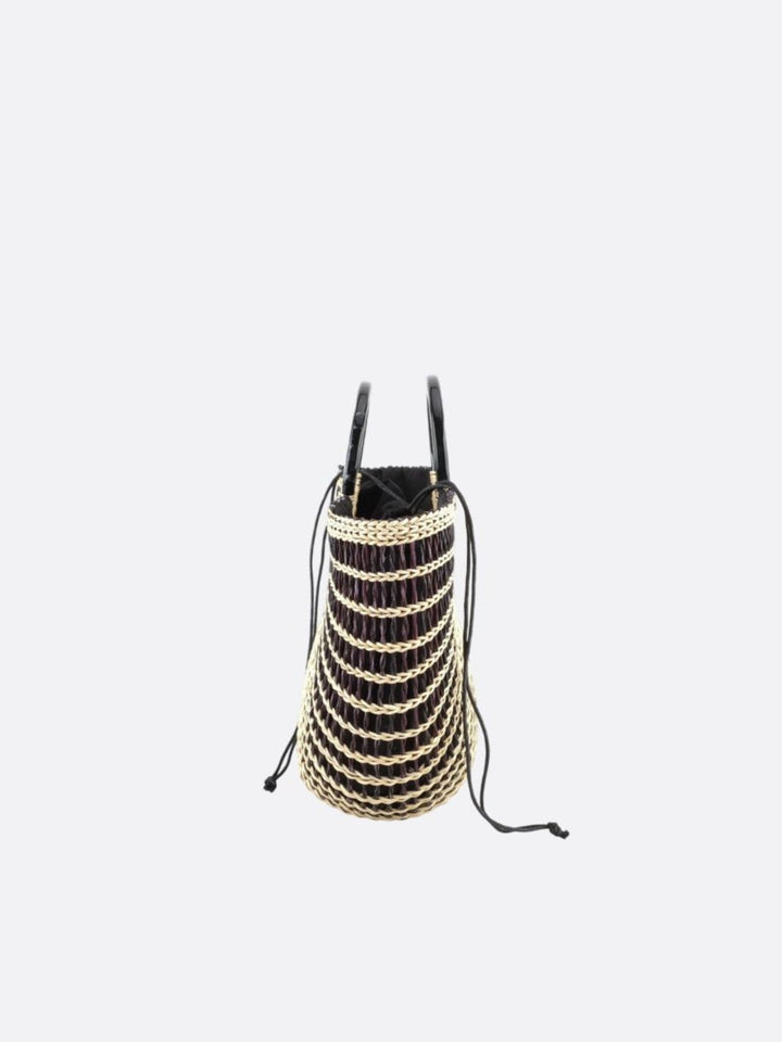 Sac panier noir et blanc <br>Solaris