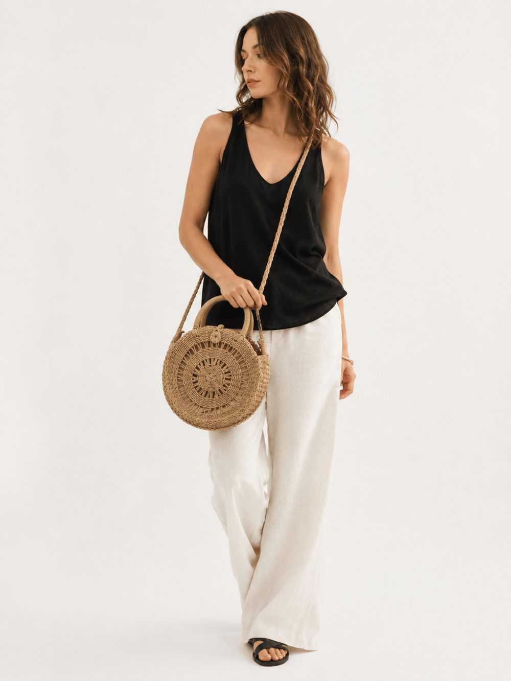 Sac rond en corde