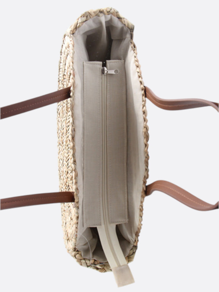 Round wicker bag <br>Capri