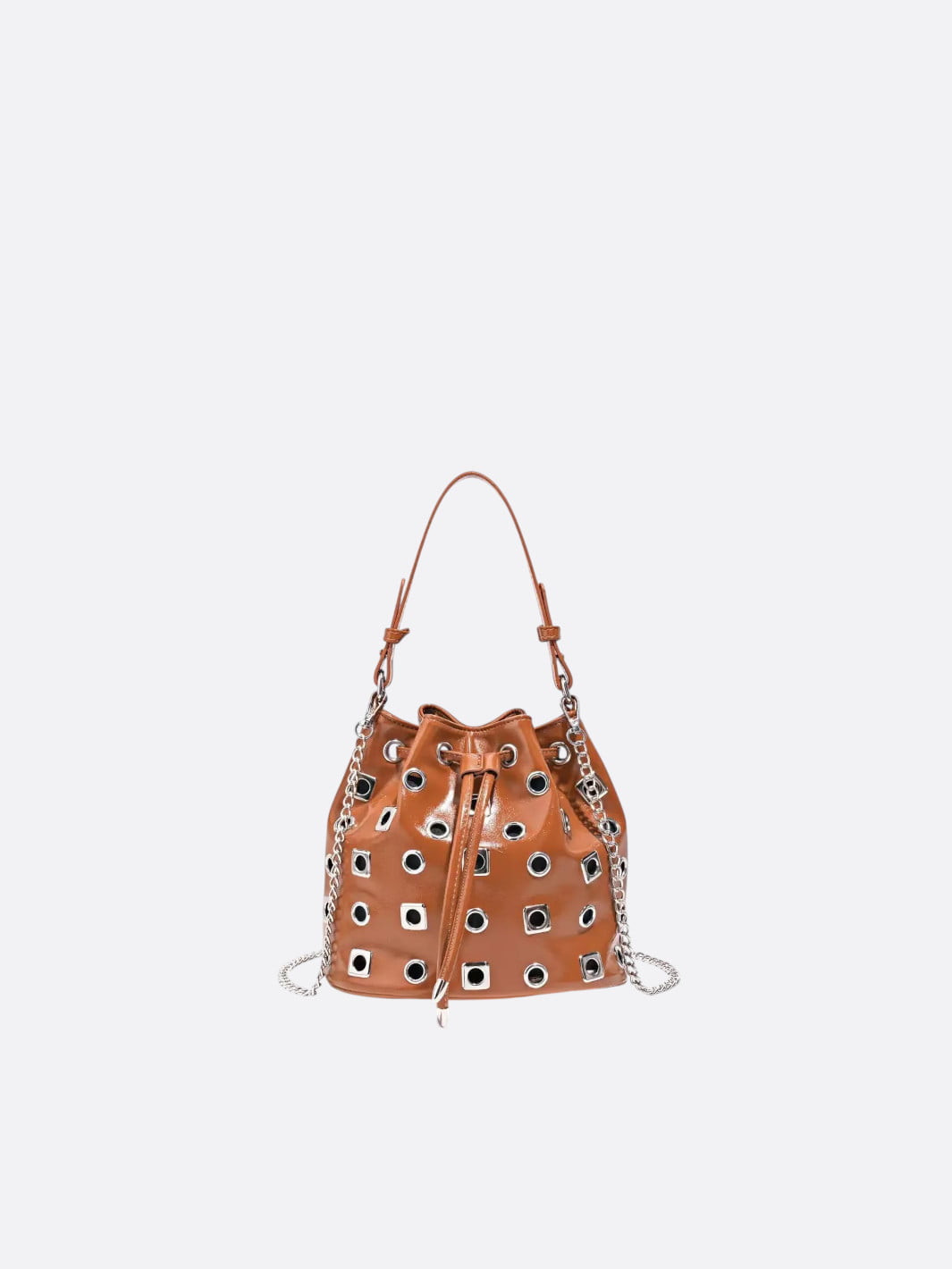 Sac seau œillet marron clair