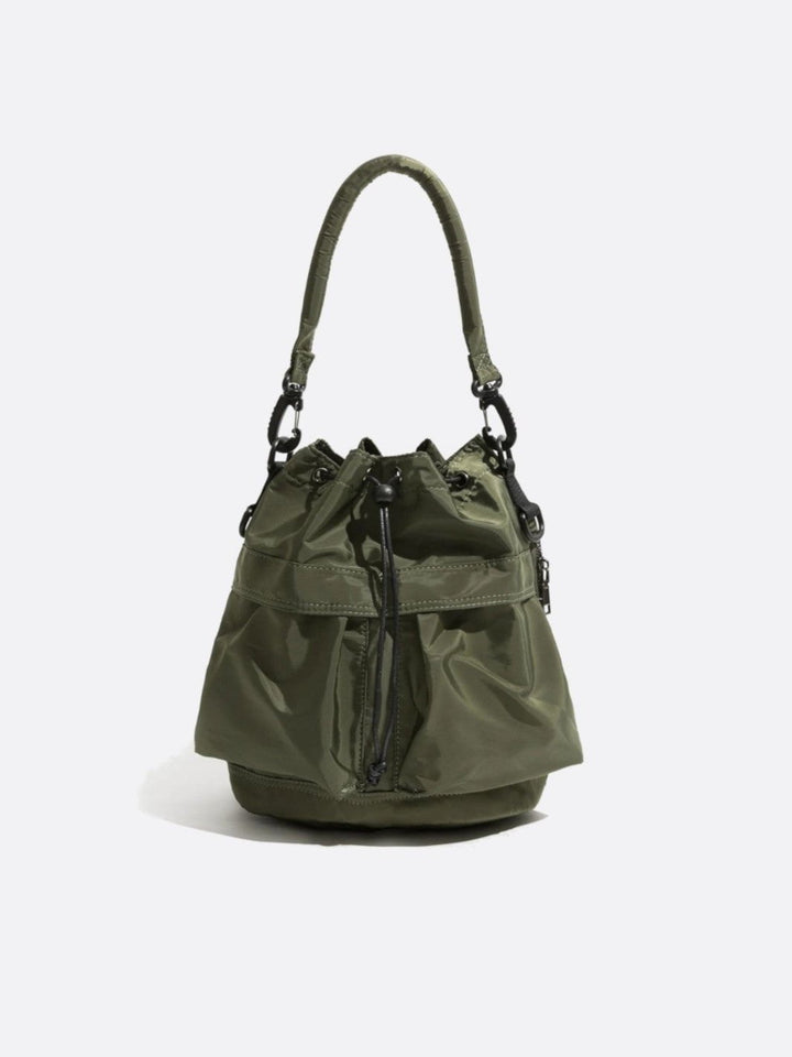 Sac seau nylon vert militaire