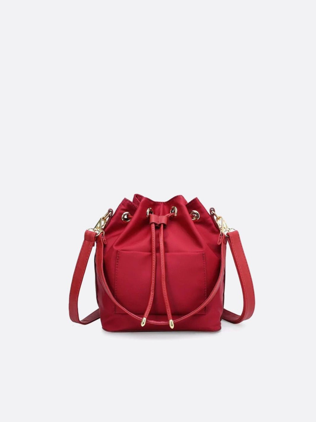 Sac seau toile rouge