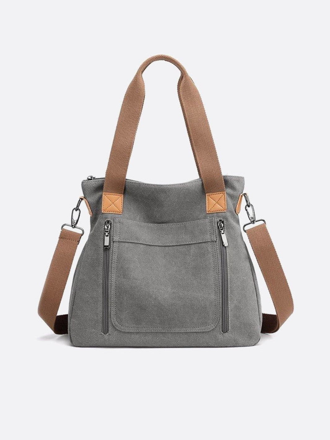 sac toile gris