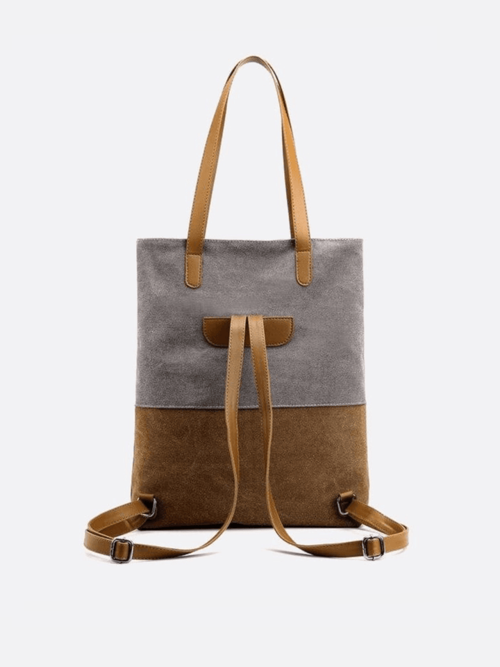 Sac toile porté épaule et dos <br>Stratège