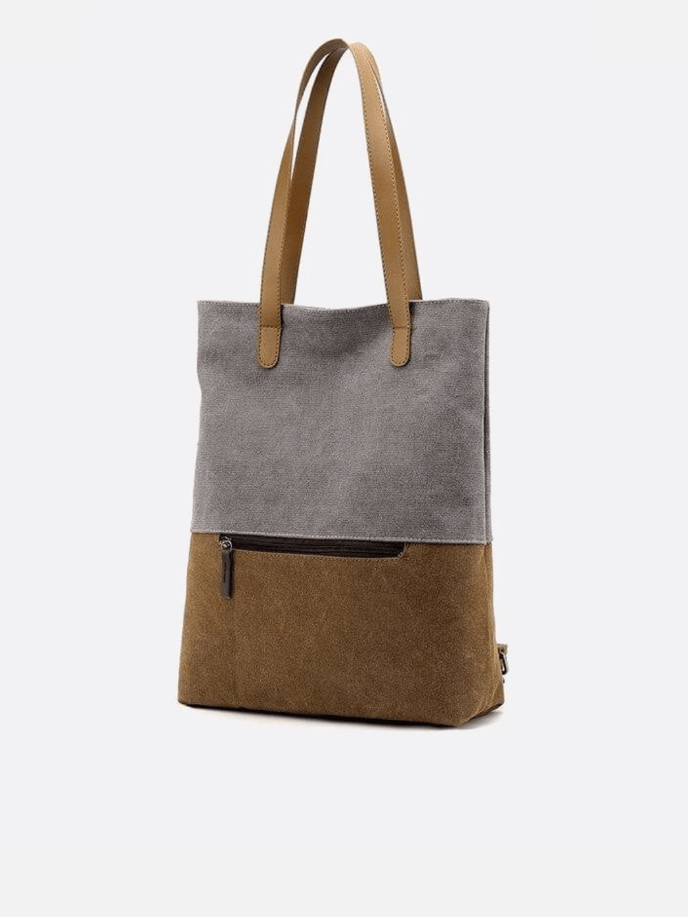 Sac toile femme porté épaule et dos