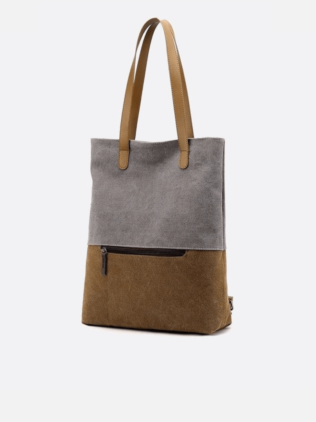 Sac toile femme porté épaule et dos