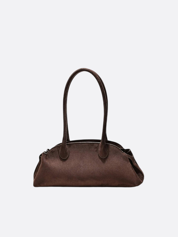 Sac vintage daim chocolat