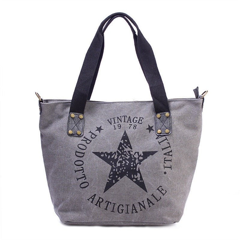 sac cabas motif étoile